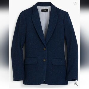 J. Crew Boyfriend Blazer In English Wool Women's Size 4 NEW